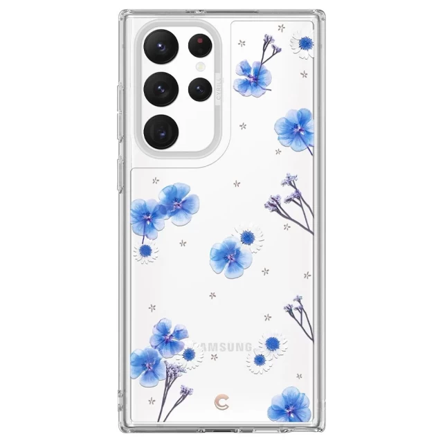 Чохол Spigen для Samsung Galaxy S22 Ultra Cyrill Cecile Blue Spring (ACS04121)