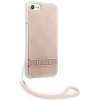Чохол Guess 4G Print Strap для iPhone SE 2020/8/7 Pink (GUOHCI8H4STP)