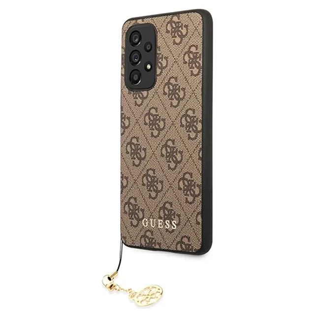 Чехол Guess Charms Collection для Samsung Galaxy A53 Brown (GUHCA53GF4GBR)