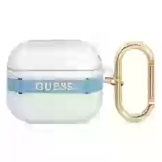Чехол Guess Strap Collection для AirPods 3 Blue (GUA3HHTSB)