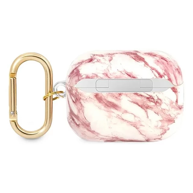 Чохол Guess Marble для AirPods Pro Pink (GUAPHCHMAP)