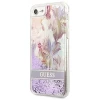 Чехол Guess Flower Liquid Glitter для iPhone SE 2020/8/7 Violet (GUHCI8LFLSU)