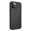 Чехол Mercedes для iPhone 12 | 12 Pro Leather&Carbon Red Stitching Black (AMHCP12MDEBK)