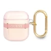 Чехол Guess Strap Collection для AirPods 2/1 Pink (GUA2HHTSP)