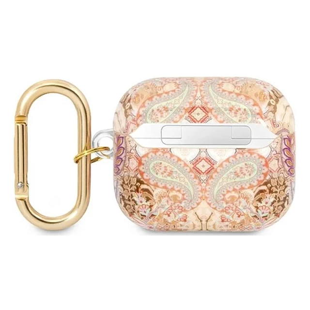 Чохол Guess Paisley Strap Collection для AirPods 3 Gold (GUA3HHFLD)