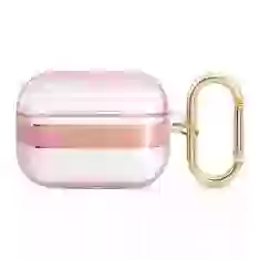 Чехол Guess Strap Collection для AirPods Pro Pink (GUAPHHTSP)