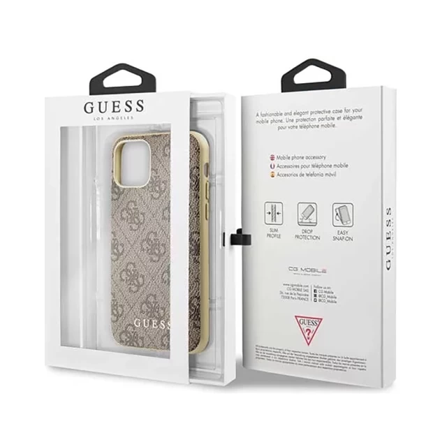 Чохол Guess 4G Collection для iPhone 11 Pro Brown (GUHCN58G4GB)