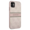 Чохол Guess 4G Stripe для iPhone 11 Pink (GUHCN614GDPI)