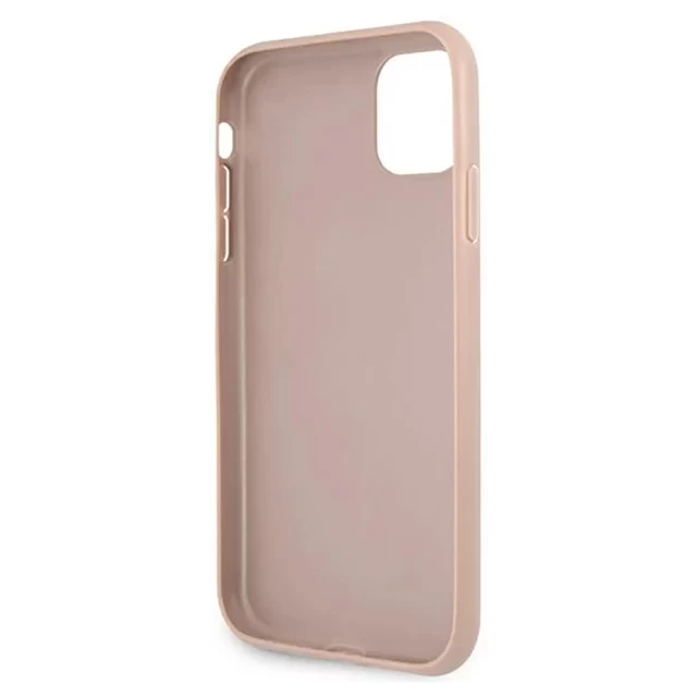 Чехол Guess 4G Stripe для iPhone 11 Pink (GUHCN614GDPI)
