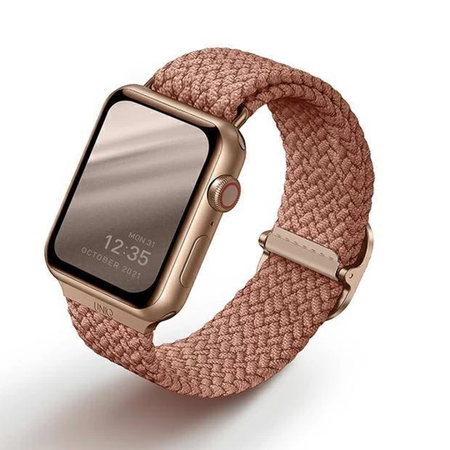 Ремешок Uniq Aspen Braided DE для Apple Watch 41 | 40 | 38 mm Grapefruit Pink (ASPPNK)
