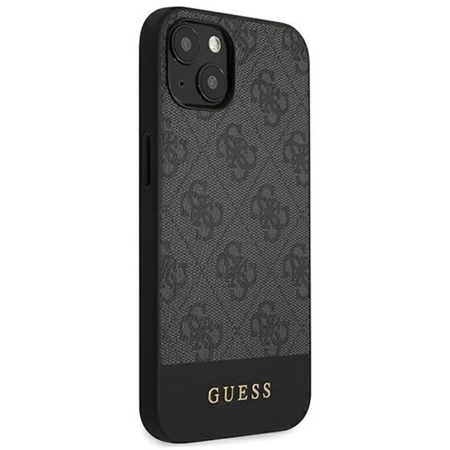 Чехол Guess Stripe Collection для iPhone 13 Grey (GUHCP13MG4GLGR)