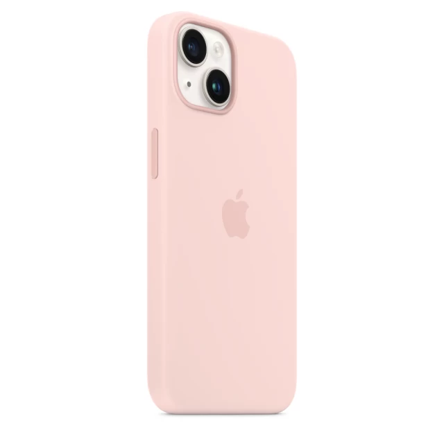 Чохол Silicone Case для iPhone 14 Chalk Pink with MagSafe (iS)