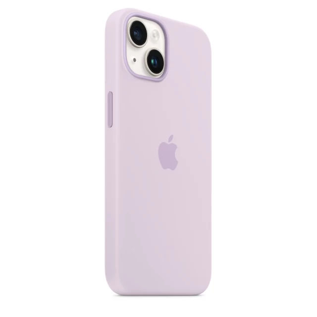 Чохол Silicone Case для iPhone 14 Lilac with MagSafe (iS)