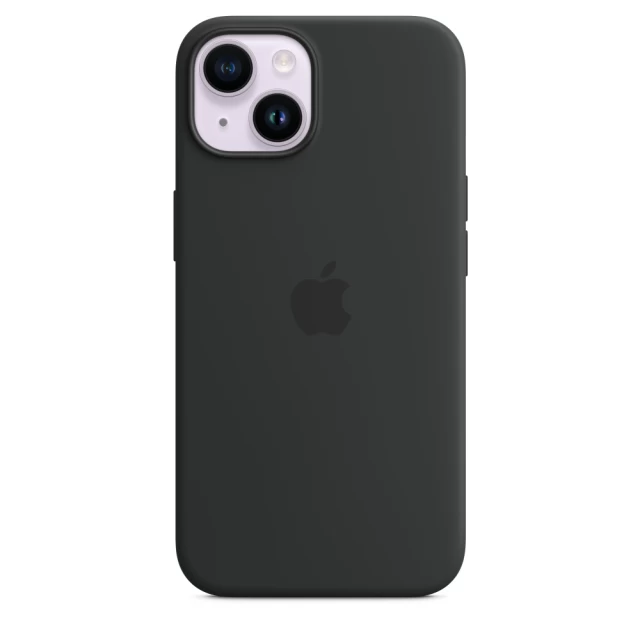 Чохол Silicone Case для iPhone 14 Midnight with MagSafe (iS)
