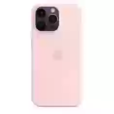 Чохол Silicone Case для iPhone 14 Pro Max Chalk Pink with MagSafe (iS) 