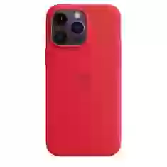 Чохол Silicone Case для iPhone 14 Pro Max (PRODUCT)RED with MagSafe (iS) 