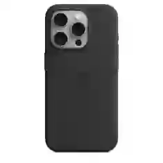 Чохол Silicone Case для iPhone 15 Pro Black without MagSafe (iS)