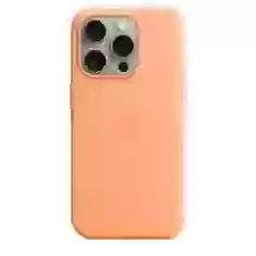Чохол Silicone Case для iPhone 15 Pro Orange Sorbet without MagSafe (iS)