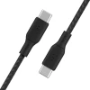 Кабель Belkin Braided USB-С to USB-С 3m 100W Black (CAB014BT3MBK)