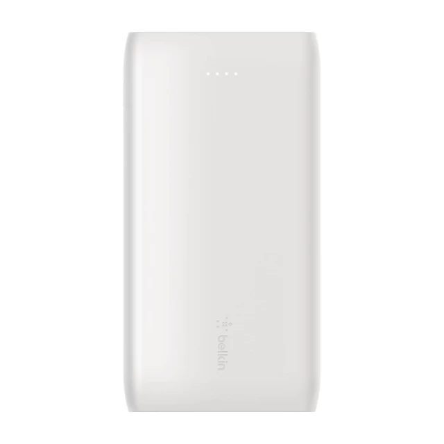 Портативний зарядний пристрій Belkin 10000mAh 18W White with USB-C to USB-C Cable (BPB001BTWH)