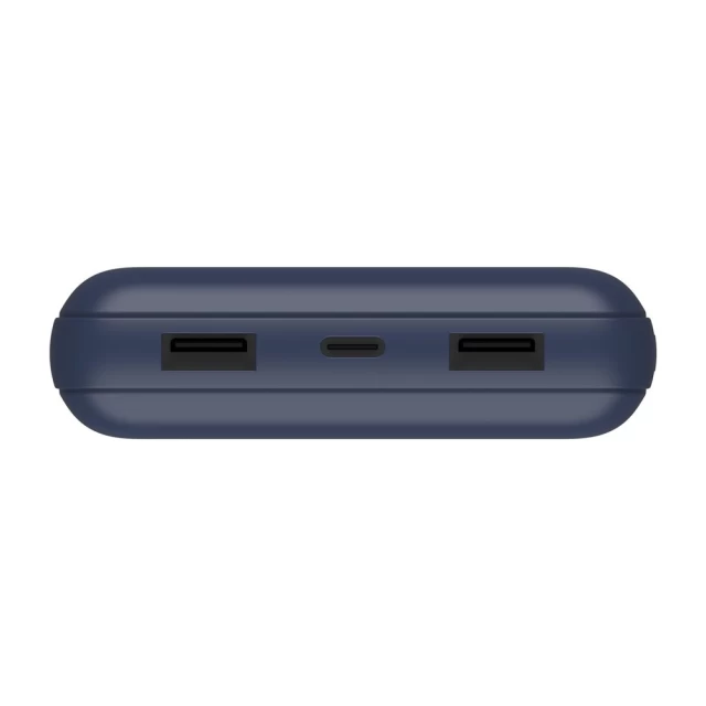Портативное зарядное устройство Belkin 20000mAh 15W Blue with USB-A to USB-C Cable (BPB012BTBL)