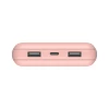 Портативное зарядное устройство Belkin 20000mAh 15W Pink with USB-A to USB-C Cable (BPB012BTRG)