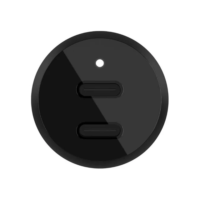 Автомобільний зарядний пристрій Belkin 2хUSB-C PD 36W Black (CCB002BTBK)