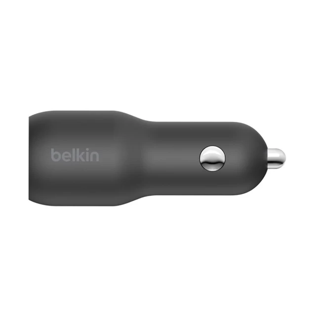 Автомобільний зарядний пристрій Belkin USB-A/USB-C PD PPS 37W Black (CCB004BTBK)