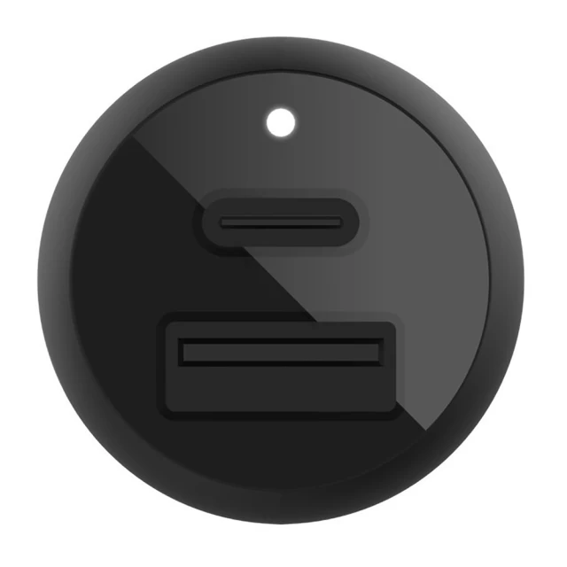 Автомобильное зарядное устройство Belkin USB-A/USB-C PD PPS 37W Black (CCB004BTBK)