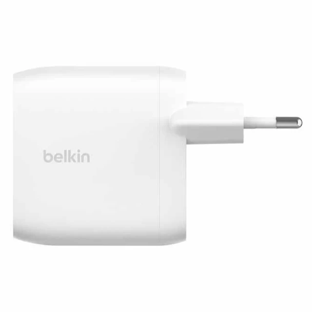 Мережевий зарядний пристрій Belkin PD 30W 2xUSB-C White (WCB010VFWH)
