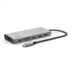 USB-хаб Belkin USB-C to 2xUSB-A/HDMI/USB-C/Audio 3.5mm/SD/microSD Space Grey (INC009BTSGY)