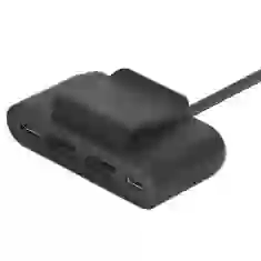 USB-хаб Belkin USB-C to 2xUSB-A/2xUSB-C Black (BUZ001BT2MBKB7)