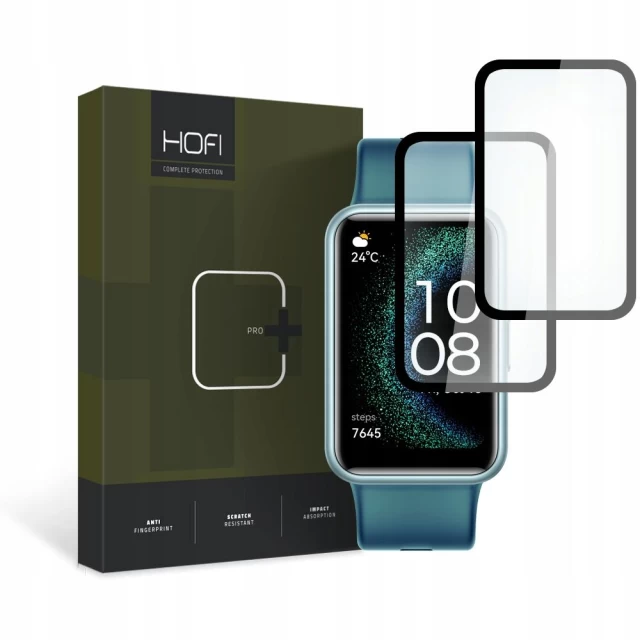Защитное стекло Hofi Hybrid Pro+ для Huawei Watch Fit SE Black (9319456605037)