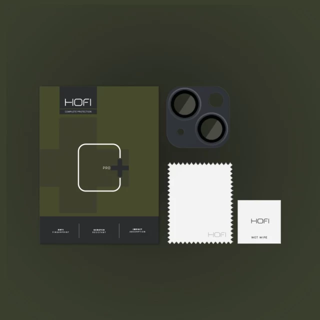 Защитное стекло Hofi для камеры iPhone 15 | 15 Plus Fullcam Pro+ Black (9319456604559)
