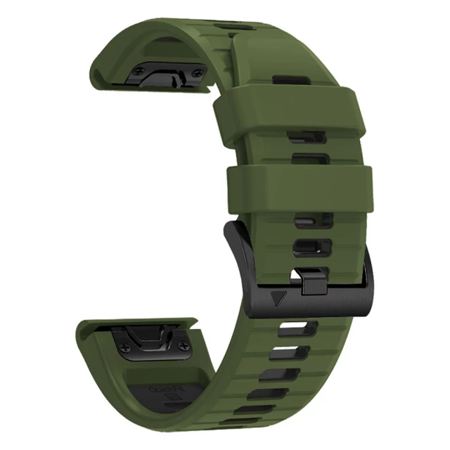 Ремешок Tech-Protect IconBand Pro для Garmin Fenix 5 | 6 | 6 Pro | 7 Army Green Black (9319456605051)