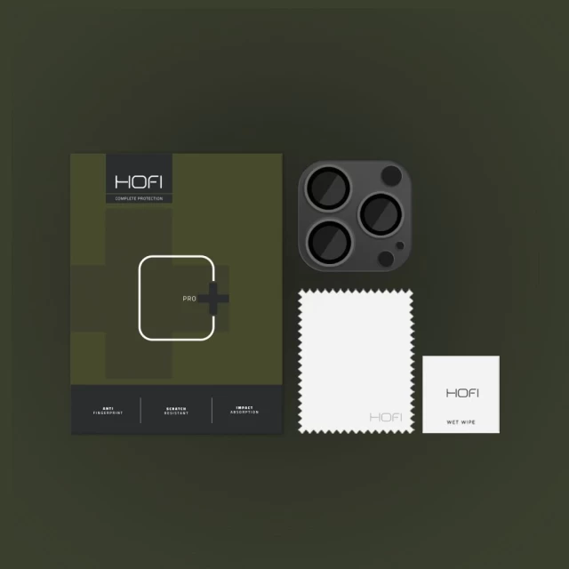 Захисне скло Hofi для камери iPhone 15 Pro | 15 Pro Max Fullcam Pro+ Black (9319456604542)