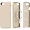 Чехол Tech-Protect Silicone для iPhone 7 | 8 | SE 2020/2022 Beige with MagSafe (9319456604870)
