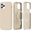 Чехол Tech-Protect Silicone для iPhone 12 | 12 Pro Beige with MagSafe (9319456604917)