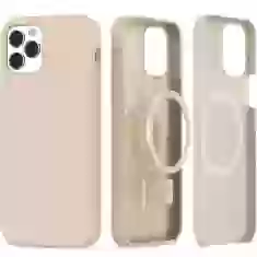Чохол Tech-Protect Silicone для iPhone 12 | 12 Pro Beige with MagSafe (9319456604917)