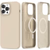 Чехол Tech-Protect Silicone для iPhone 13 Pro Beige with MagSafe (9319456605013)