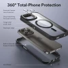 Чехол ESR Armor Tough Kickstand Halolock для iPhone 15 Pro Max Clear Black with MagSafe (4894240176658)