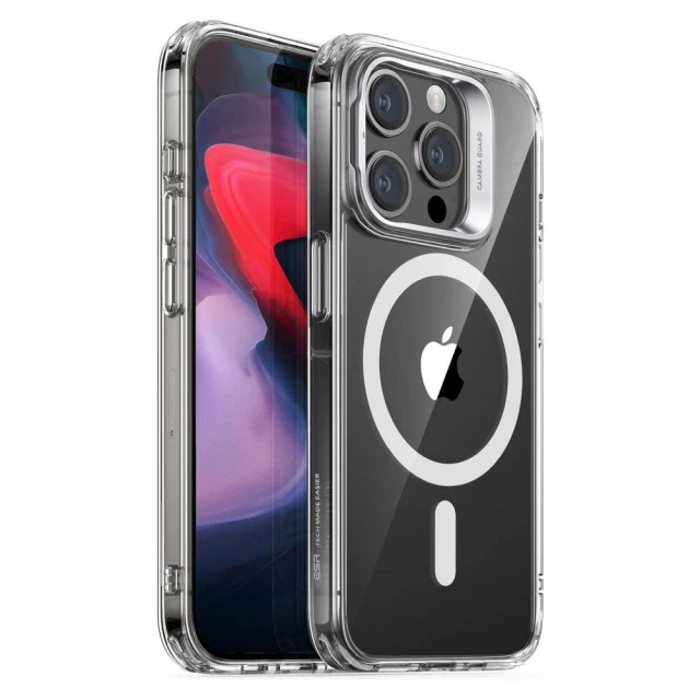 Чехол ESR Classic Kickstand Halolock для iPhone 15 Pro Clear with MagSafe (4894240176535)
