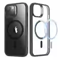 Чохол ESR Classic Hybrid Halolock для iPhone 15 Clear Black with MagSafe (4894240177976)