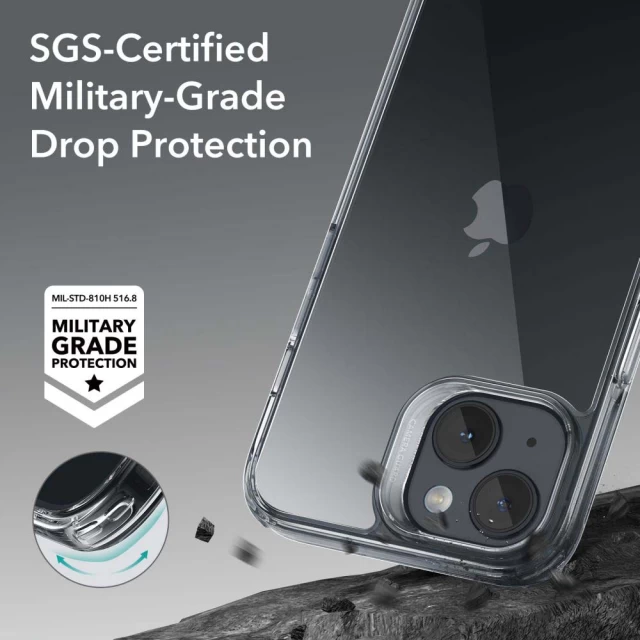Чохол ESR Ice Shield для iPhone 15 Clear (4894240173855)