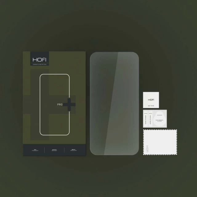 Защитное стекло Hofi Glass Pro+ для iPhone 15 Pro Clear (9319456604597)