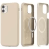 Чехол Tech-Protect Silicone для iPhone 11 Beige with MagSafe (9319456604894)