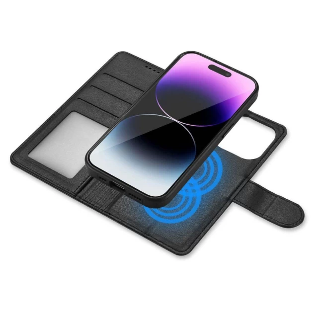 Чохол-книжка Tech-Protect Wallet для iPhone 15 Black with MagSafe (9319456603910)