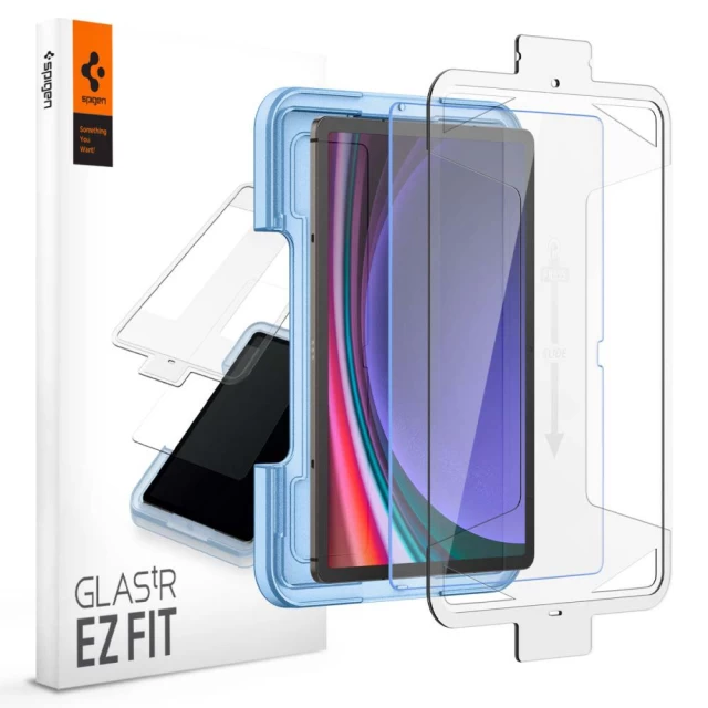 Защитное стекло Spigen Glas.Tr Ez Fit для Samsung Galaxy Tab S9 Plus 12.4 X810/X816b Clear (AGL06999)