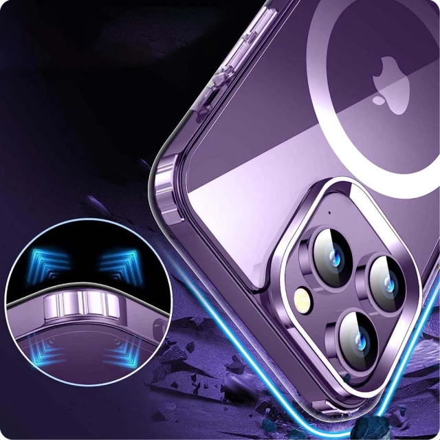 Чохол Tech-Protect Flexair Hybrid для iPhone 15 Clear with MagSafe (9490713936603)