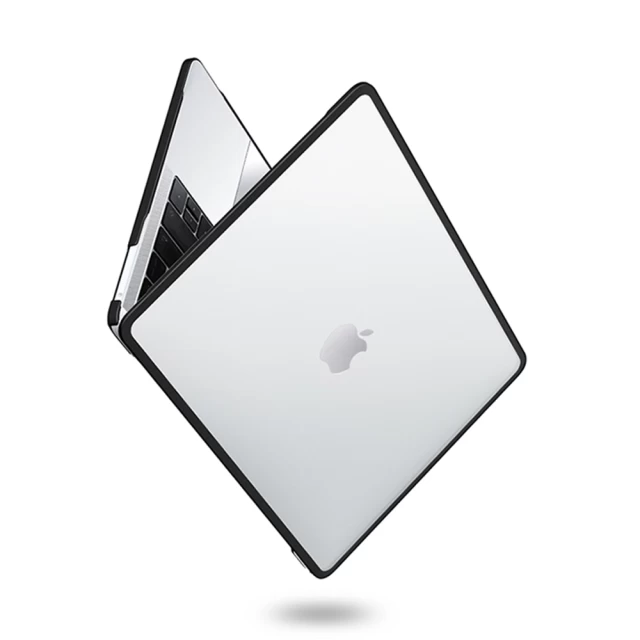 Чехол Upex Edge для MacBook Pro 14 M1/M2 2021 | 2022 | 2023 White/Black (UP2373)